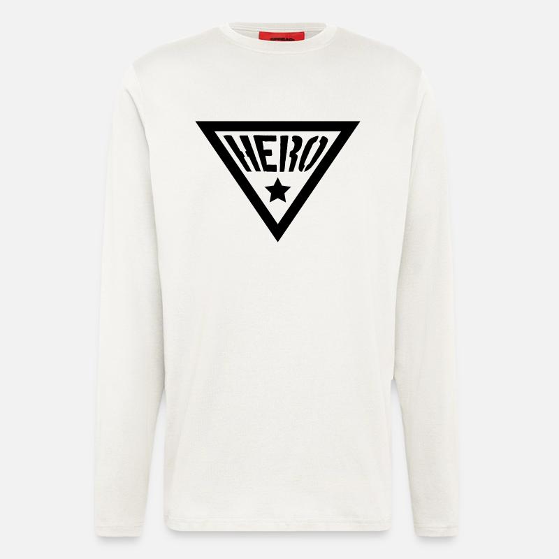 Hero Symbol - Langarmshirt - made by SPREAD  - OFF WHITE