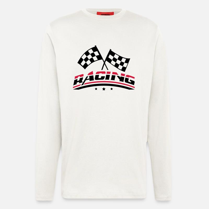 racing_di2 - Langarmshirt - made by SPREAD  - OFF WHITE