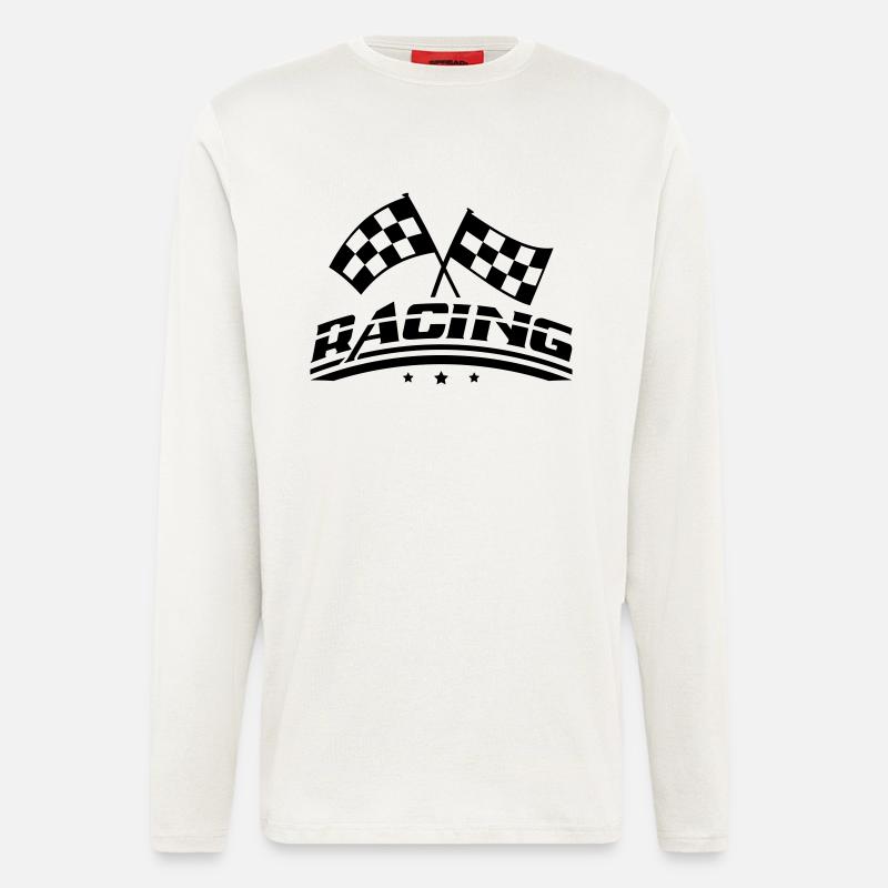 racing_di1 - Langarmshirt - made by SPREAD  - OFF WHITE