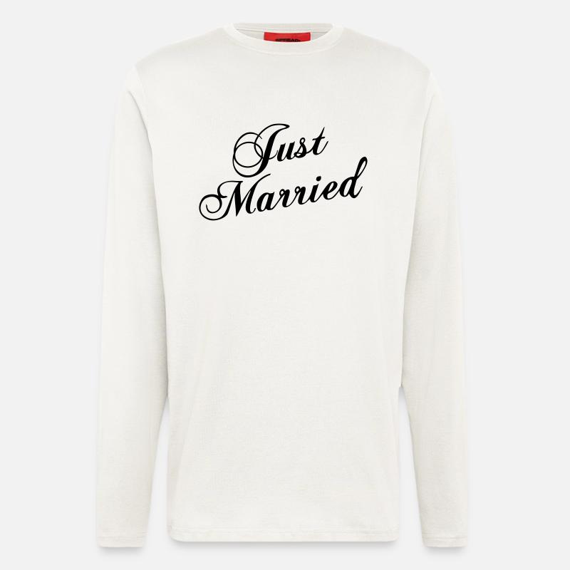 Just Married_V8 - Langarmshirt - made by SPREAD  - OFF WHITE