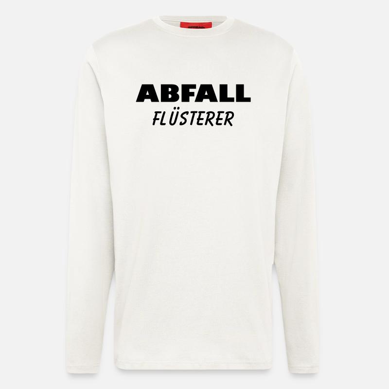 Abfall Flüsterer - Langarmshirt - made by SPREAD  - OFF WHITE