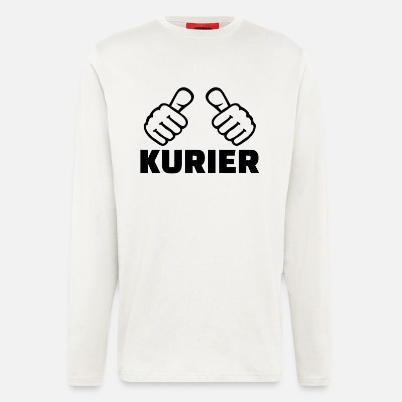 Kurier - Langarmshirt - made by SPREAD  - OFF WHITE