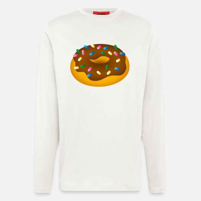 Smiley Donut - Langarmshirt - made by SPREAD  - OFF WHITE