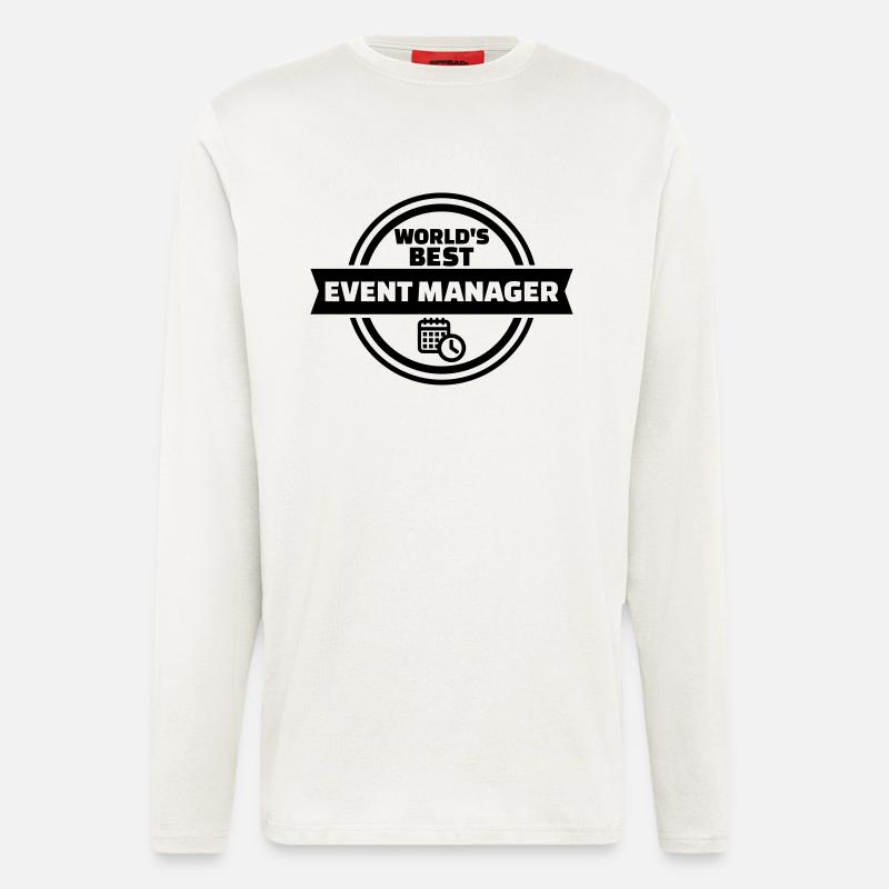 Event Manager - Langarmshirt - made by SPREAD  - OFF WHITE