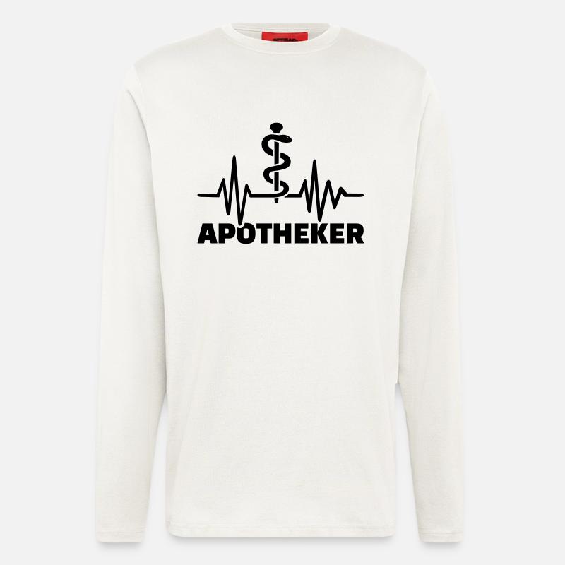 Apotheker - Langarmshirt - made by SPREAD  - OFF WHITE