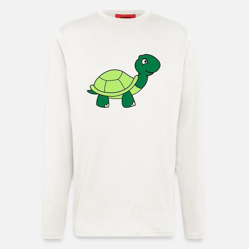 schildkroete_002 - Longsleeve - made by SPREAD  - OFF WHITE