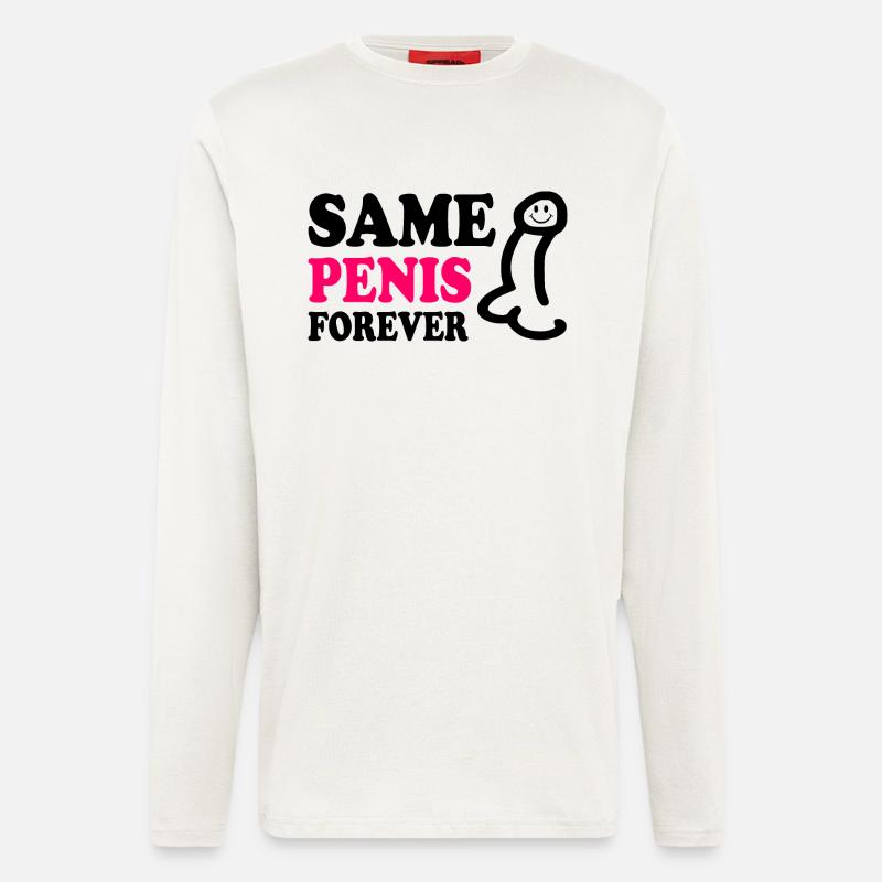 Same penis forever - Langarmshirt - made by SPREAD  - OFF WHITE