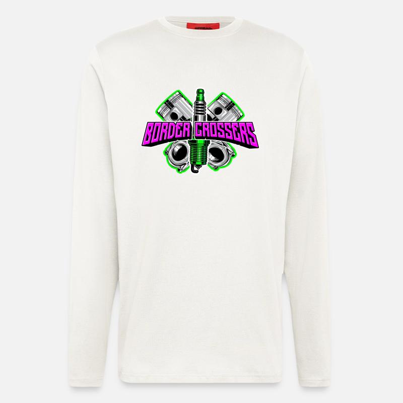 RACING 3 1 - Langarmshirt - made by SPREAD  - OFF WHITE