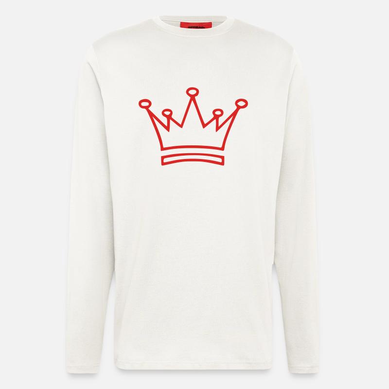 KRONE - Langarmshirt - made by SPREAD  - OFF WHITE