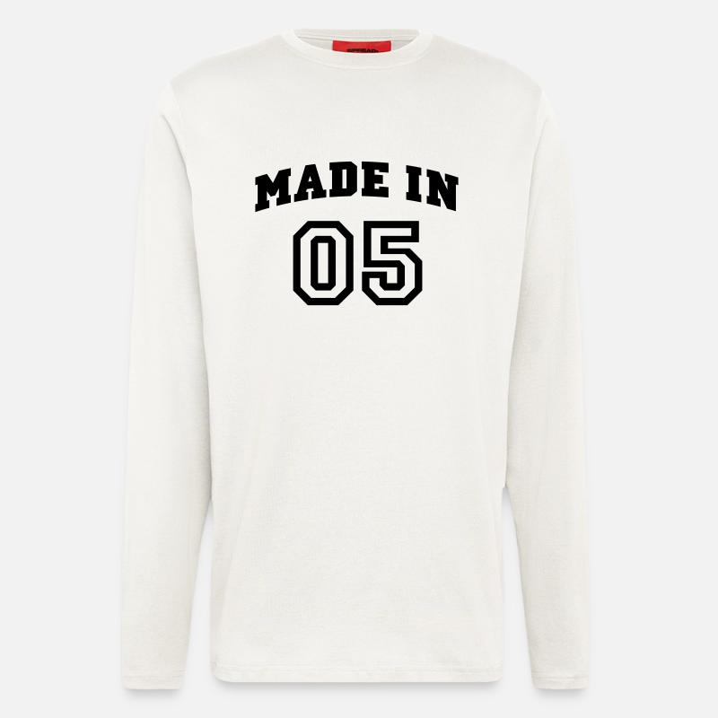 mp_madein05a - Langarmshirt - made by SPREAD  - OFF WHITE