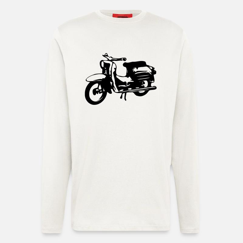 Schwalbe 1 (1 col.) - Langarmshirt - made by SPREAD  - OFF WHITE