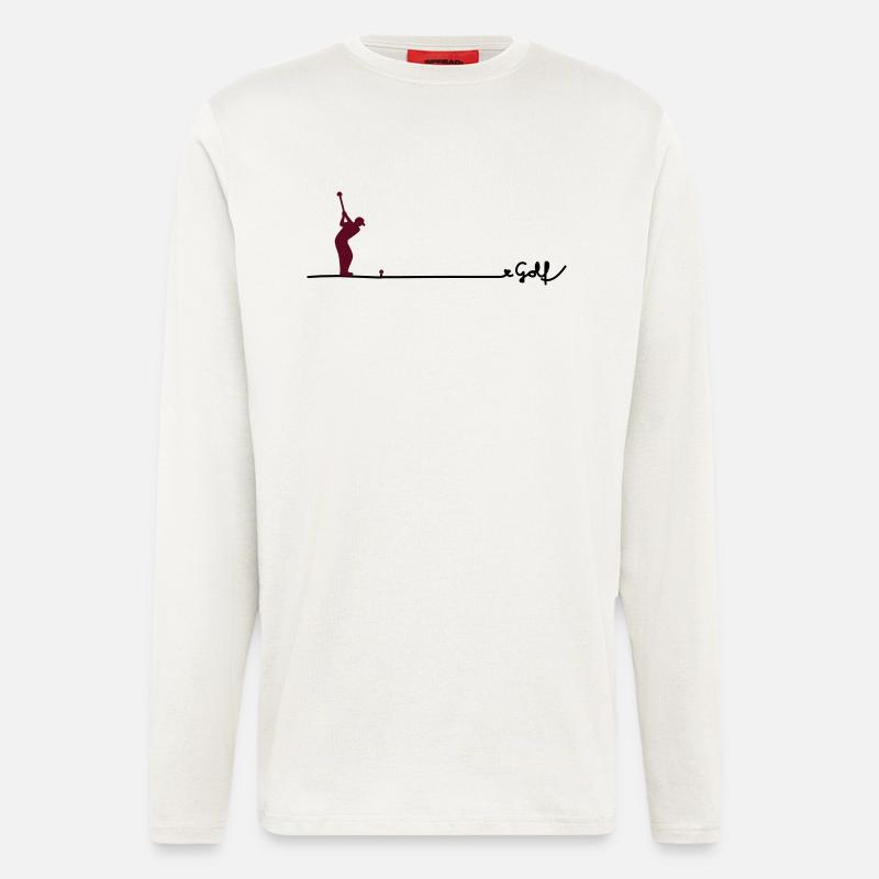 love golf - Langarmshirt - made by SPREAD  - OFF WHITE