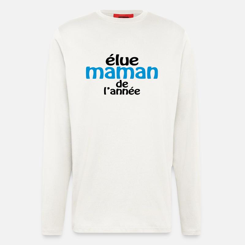 Maman de l'année (2c) - Langarmshirt - made by SPREAD  - OFF WHITE