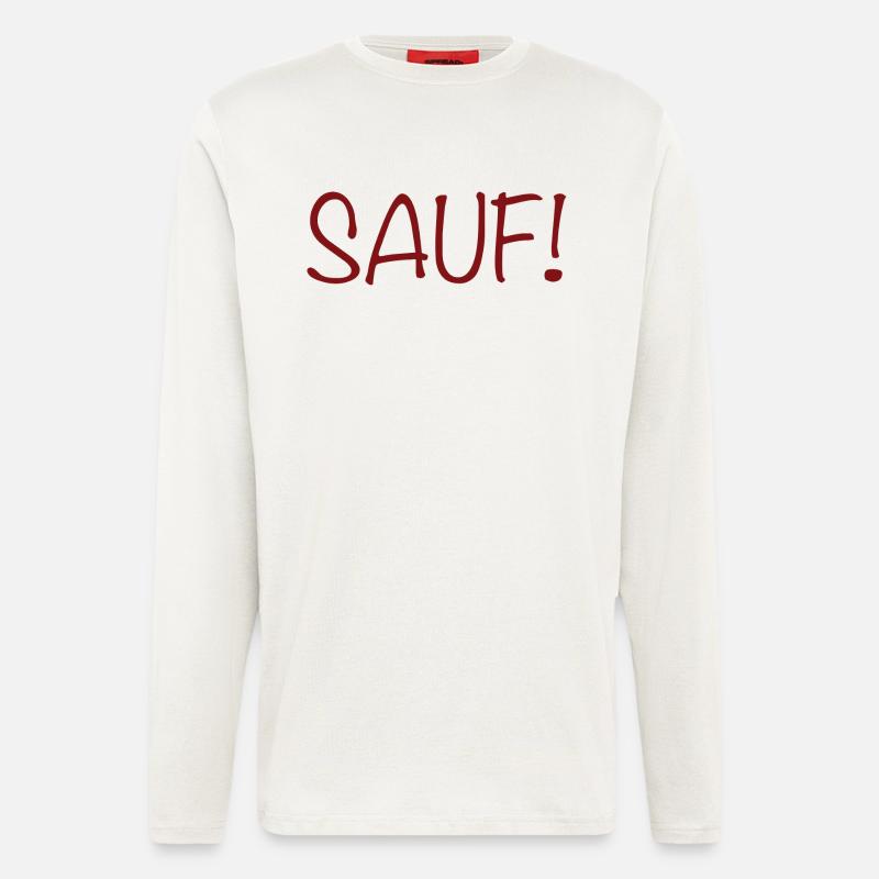 Sauf! - Langarmshirt - made by SPREAD  - OFF WHITE