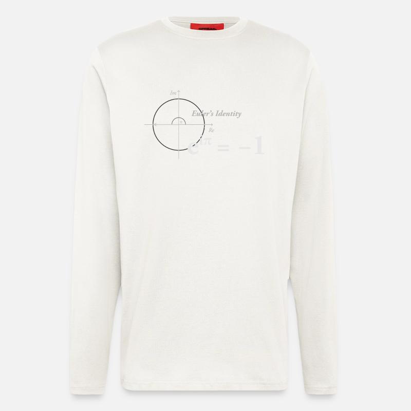 Euler's Identity Math light - Longsleeve - made by SPREAD  - OFF WHITE