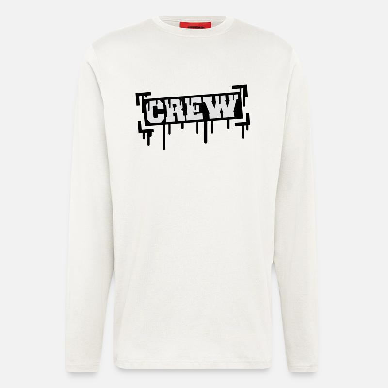 Crew Stamp - Langarmshirt - made by SPREAD  - OFF WHITE