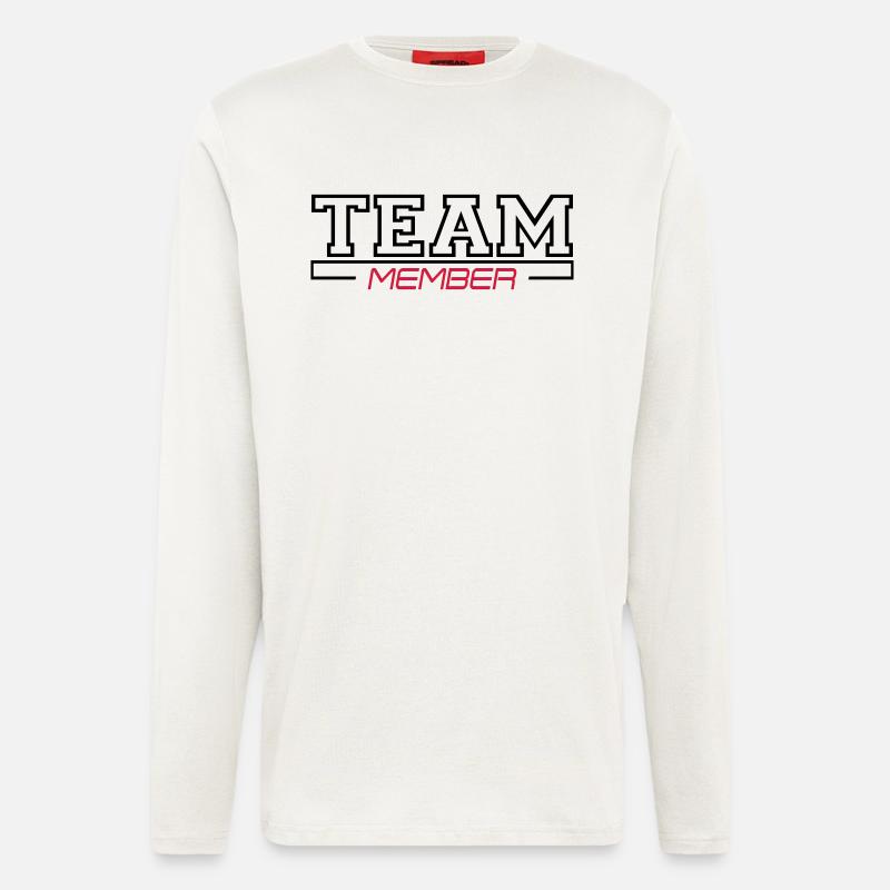 team member - Langarmshirt - made by SPREAD  - OFF WHITE