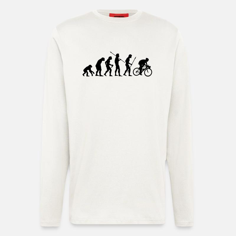 Biker evolution - Longsleeve - made by SPREAD  - OFF WHITE