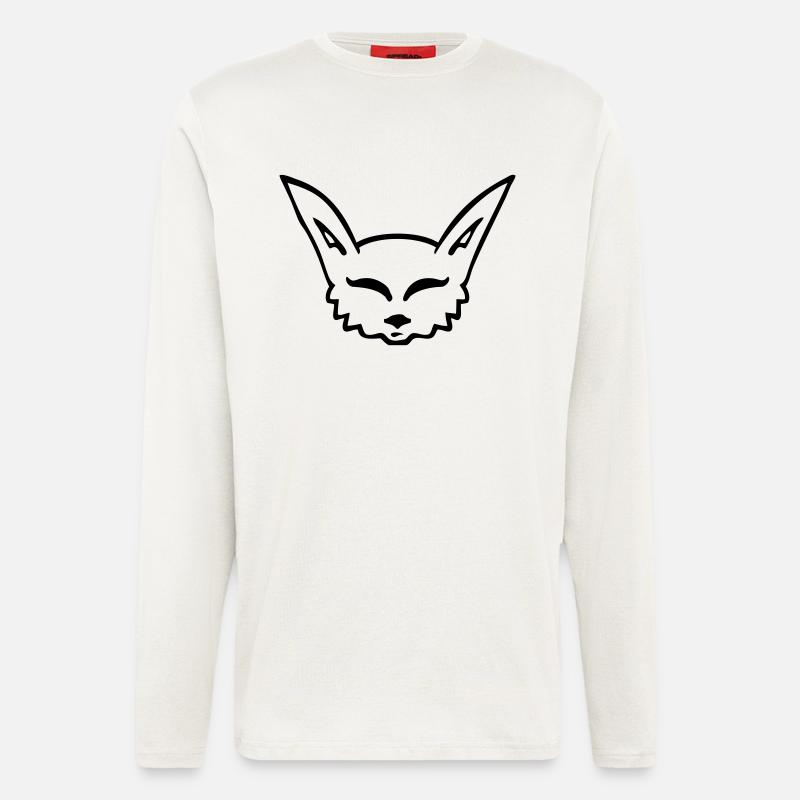 fennec fox - Longsleeve - made by SPREAD  - OFF WHITE