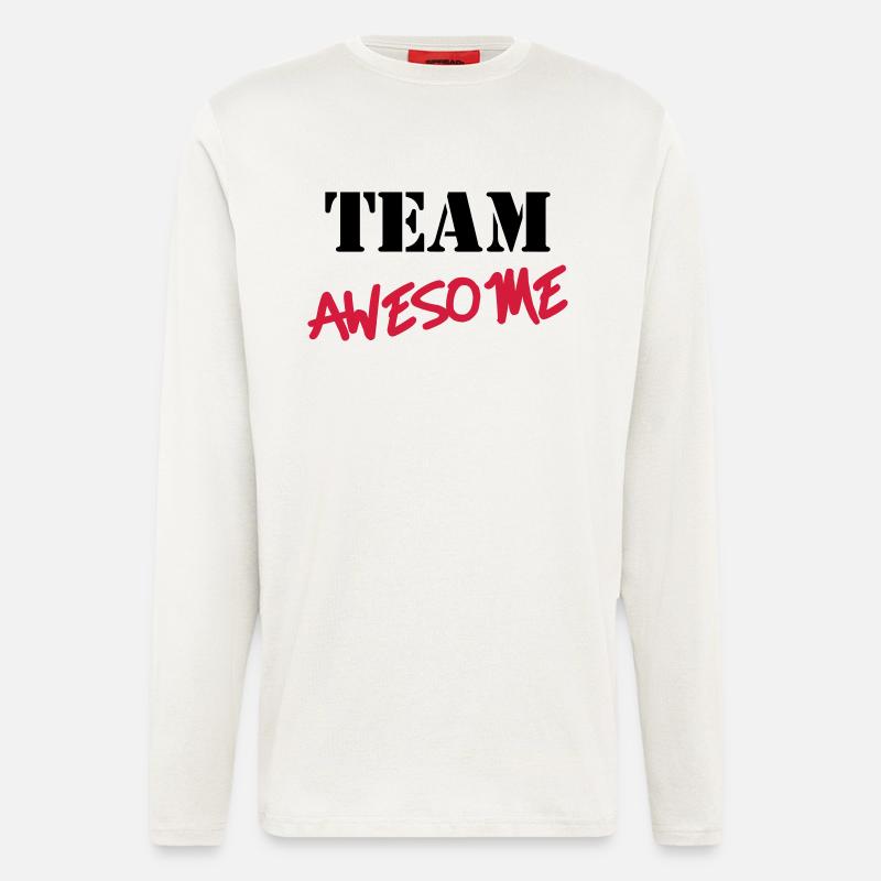 Team Awesome - Langarmshirt - made by SPREAD - OFF WHITE