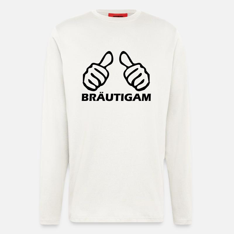 bräutigam - Langarmshirt - made by SPREAD  - OFF WHITE