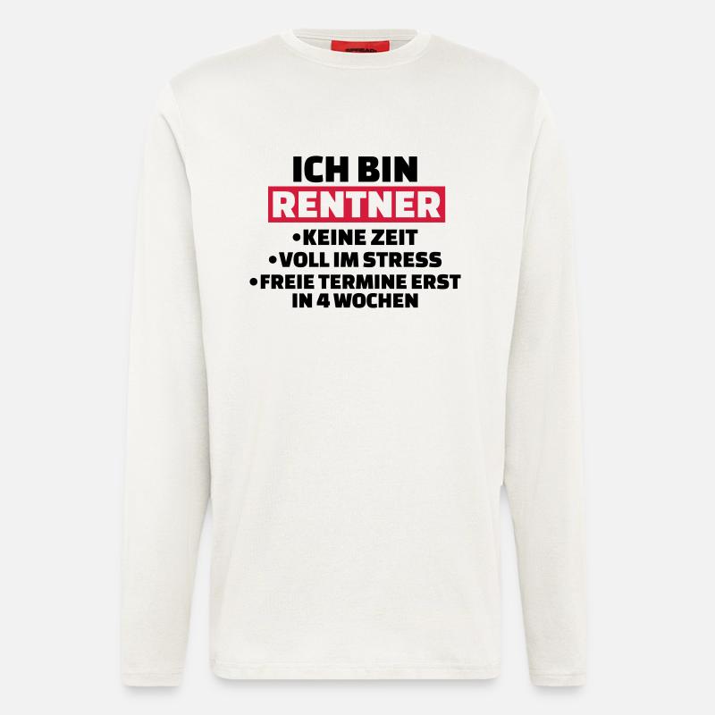 Rentner - Langarmshirt - made by SPREAD  - OFF WHITE