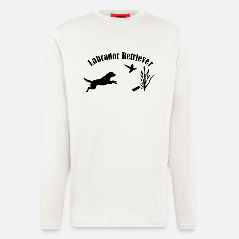 Labrador Retriever - Langarmshirt - made by SPREAD  - OFF WHITE