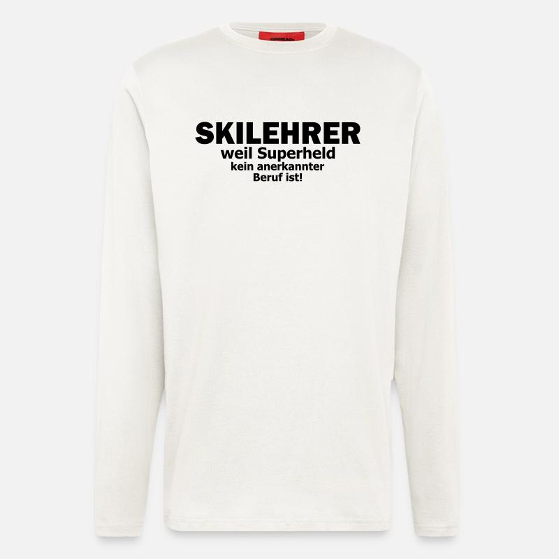 skilehrer - Langarmshirt - made by SPREAD  - OFF WHITE