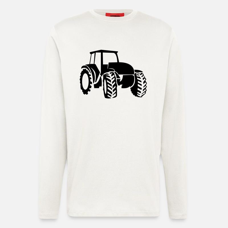 traktor - Longsleeve - made by SPREAD  - OFF WHITE