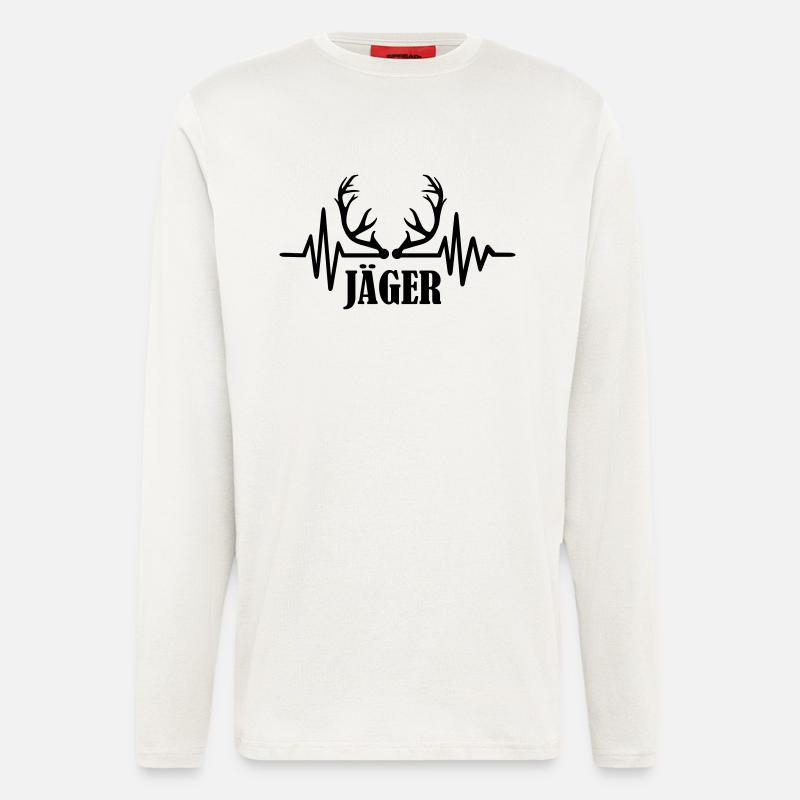 Jäger - Langarmshirt - made by SPREAD  - OFF WHITE