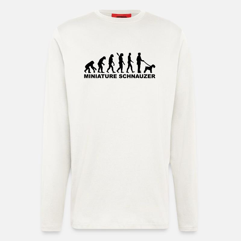 Miniature Schnauzer - Longsleeve - made by SPREAD  - OFF WHITE