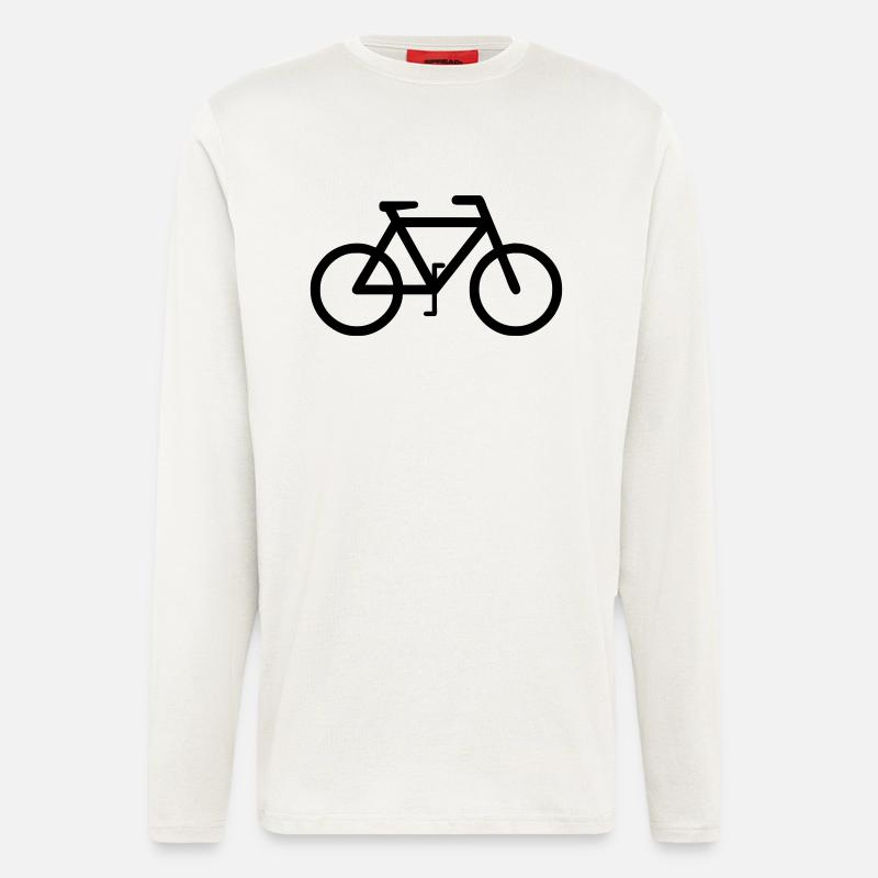 Fahrrad - Langarmshirt - made by SPREAD  - OFF WHITE