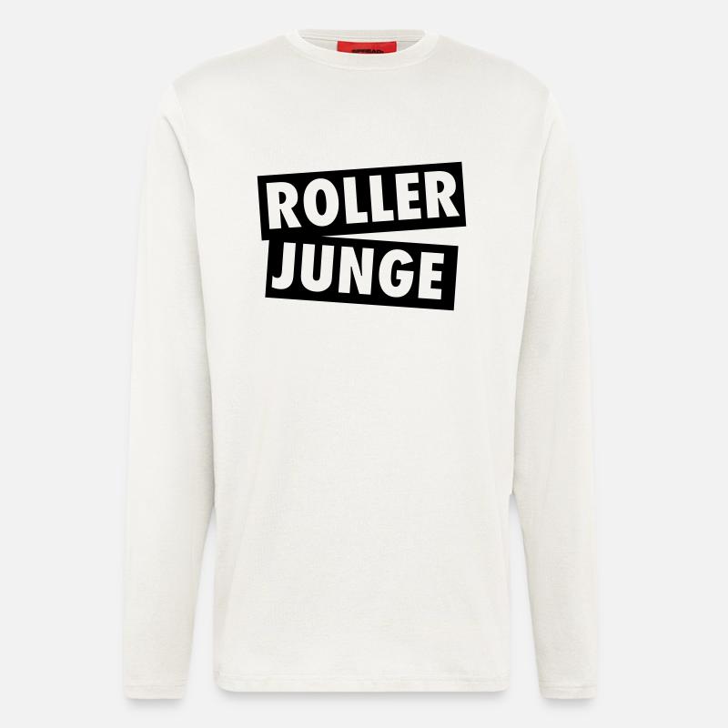 ROLLER JUNGE - Langarmshirt - made by SPREAD  - OFF WHITE