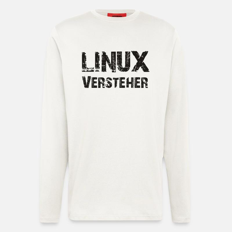 linux understanders - Longsleeve - made by SPREAD  - OFF WHITE