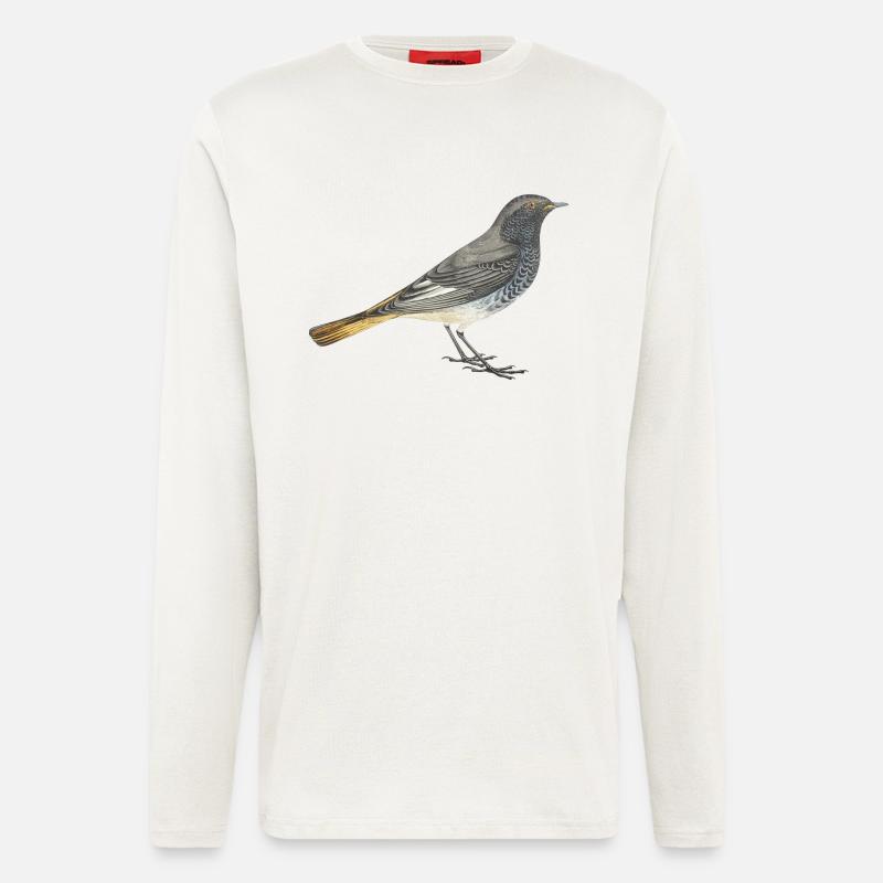 Hausrotschwanz - Langarmshirt - made by SPREAD  - OFF WHITE
