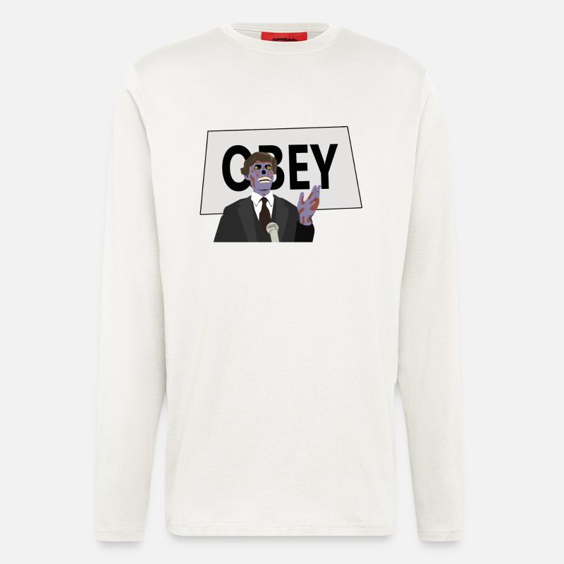 Obey - Langarmshirt - made by SPREAD  - OFF WHITE