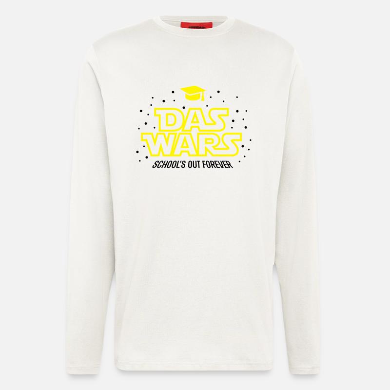 Das Wars schools out - Langarmshirt - made by SPREAD  - OFF WHITE