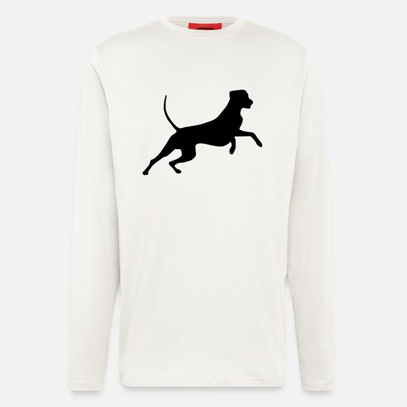 rhodesian_ridgeback_cb - Langarmshirt - made by SPREAD  - OFF WHITE