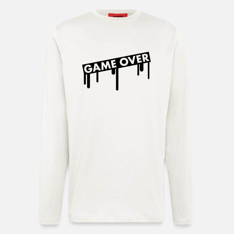 game_over - Langarmshirt - made by SPREAD  - OFF WHITE