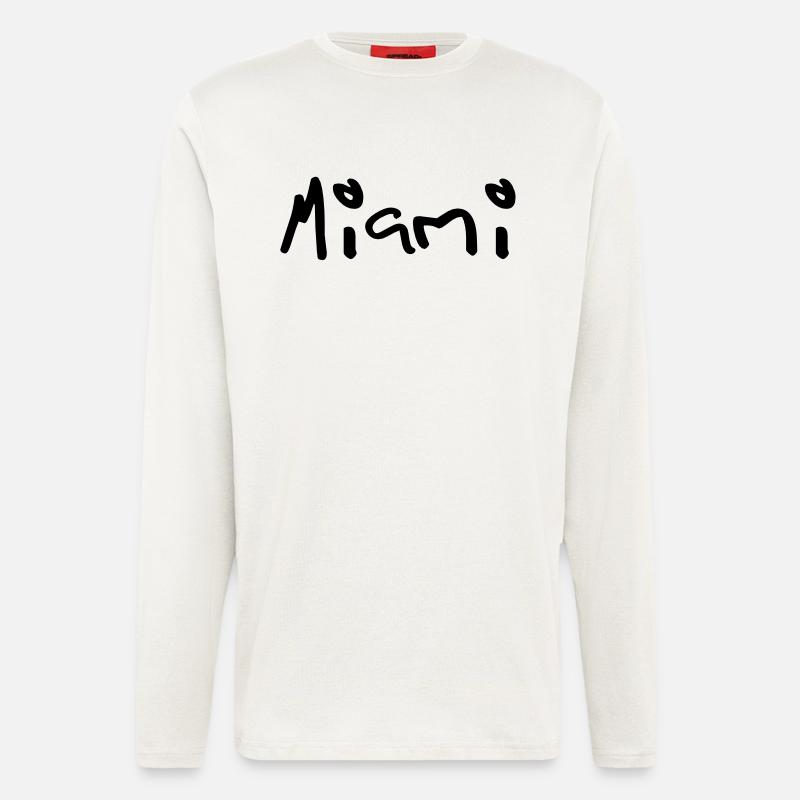 miami - Langarmshirt - made by SPREAD  - OFF WHITE