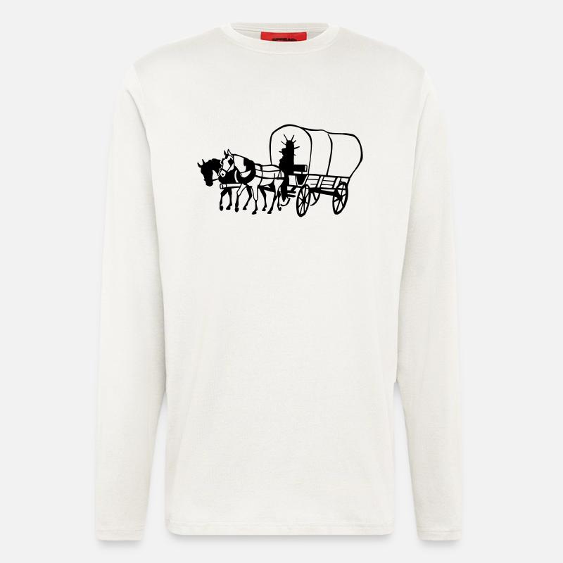 Wagon - Longsleeve - made by SPREAD  - OFF WHITE
