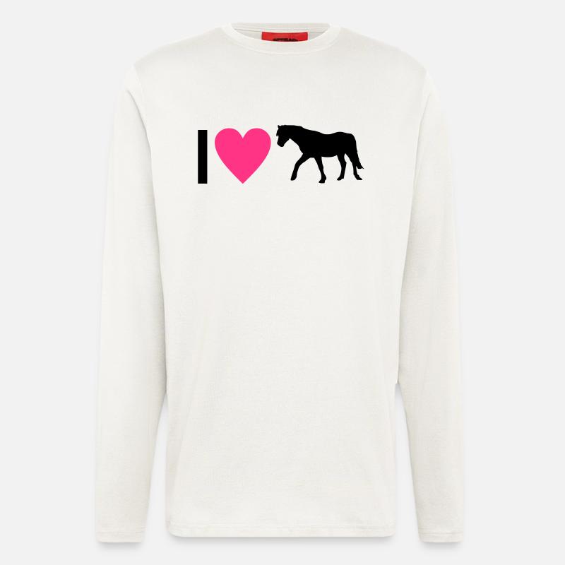 Pferd - Langarmshirt - made by SPREAD  - OFF WHITE