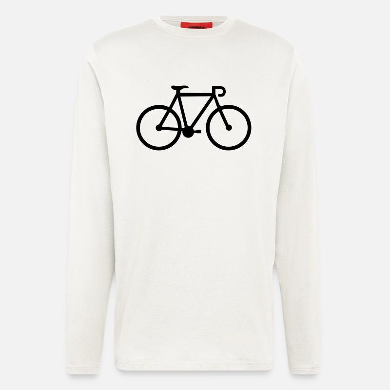 Fahrrad - Langarmshirt - made by SPREAD  - OFF WHITE
