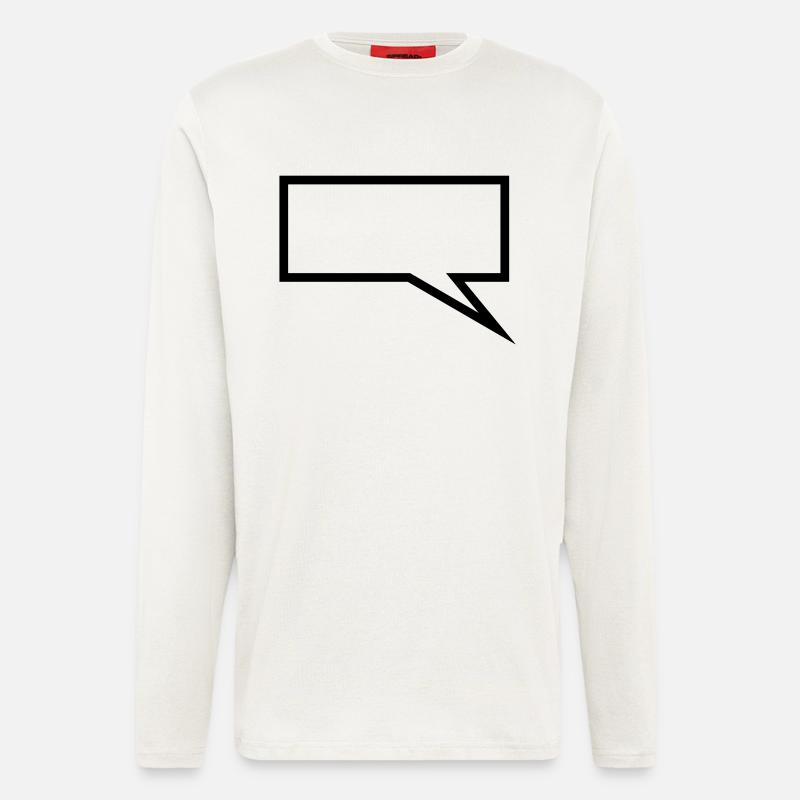 sprechblase - Langarmshirt - made by SPREAD  - OFF WHITE