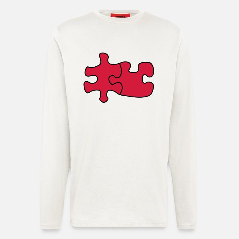 puzzle1 - Longsleeve - made by SPREAD  - OFF WHITE