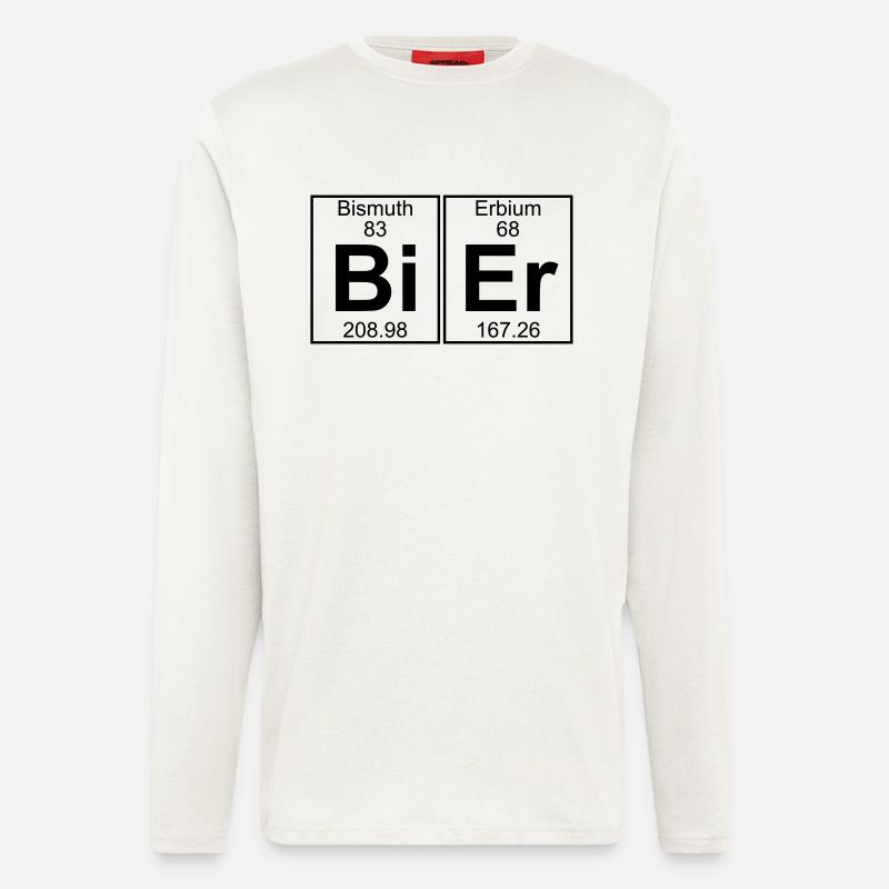 Bi-Er (bier) - Langarmshirt - made by SPREAD  - OFF WHITE