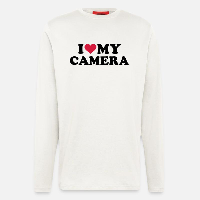 I love my Camera - Longsleeve - made by SPREAD  - OFF WHITE