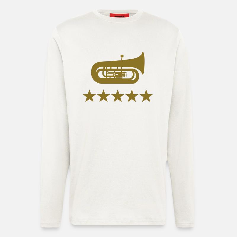 Tuba - Langarmshirt - made by SPREAD  - OFF WHITE