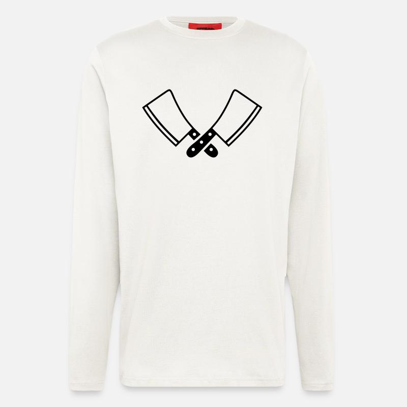 Messer - Langarmshirt - made by SPREAD  - OFF WHITE