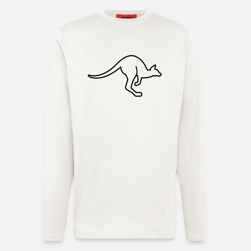 Känguru - Langarmshirt - made by SPREAD  - OFF WHITE